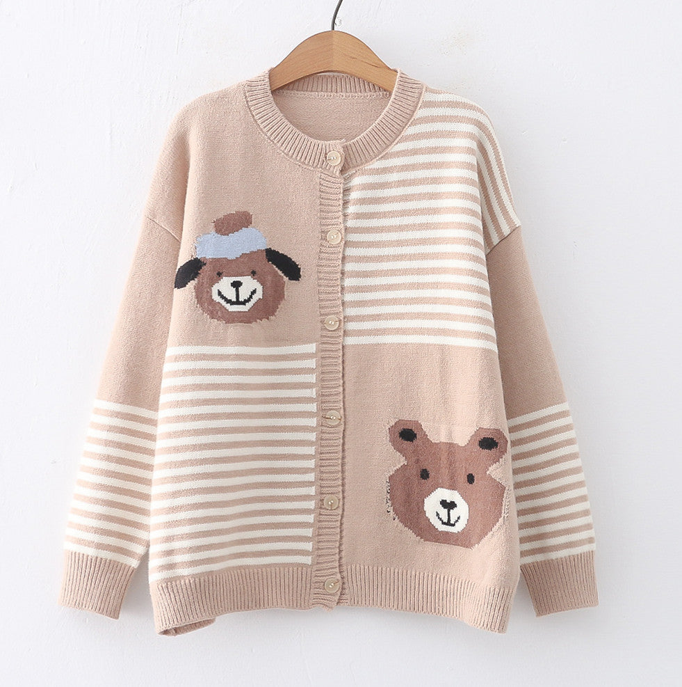 Lovely Bear Sweater Coat PN5350