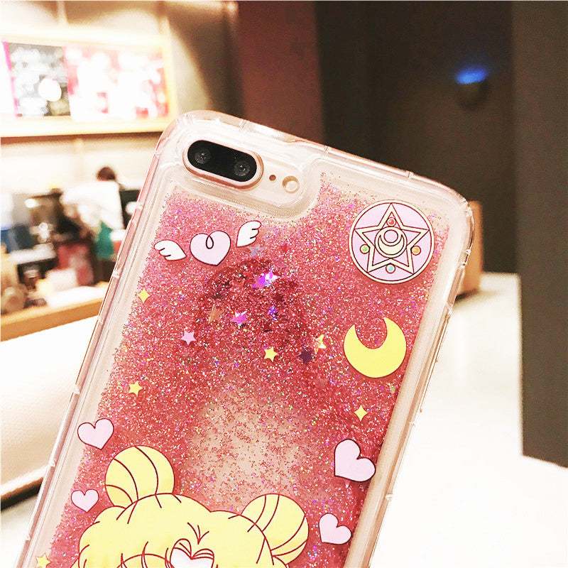 Quicksand Usagi Phone Case for iphone 6/6s/6plus/7/7plus/8/8P/X/XS/XR/XS Max JK1207