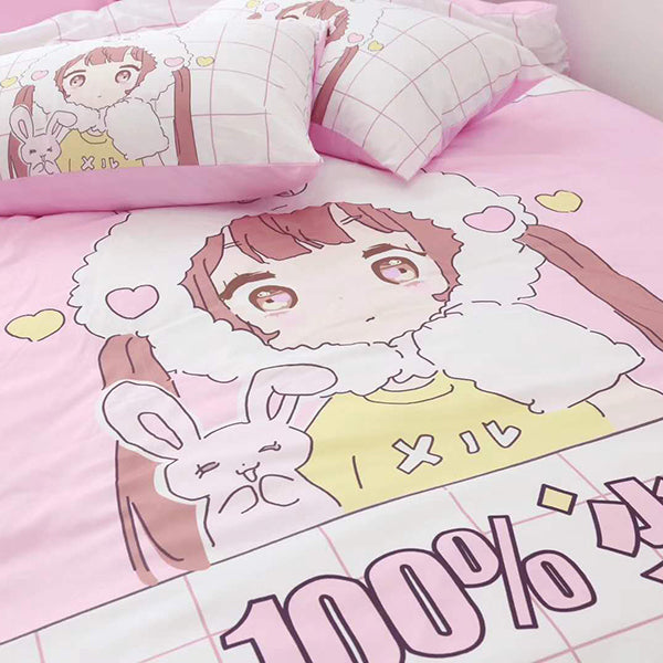 Kawaii Girls Bedding Set JK1363