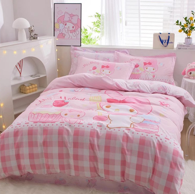 Pink Melody Bedding Set PN6049