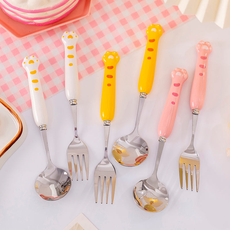 Lovely Paws Spoon and Fork JK3340