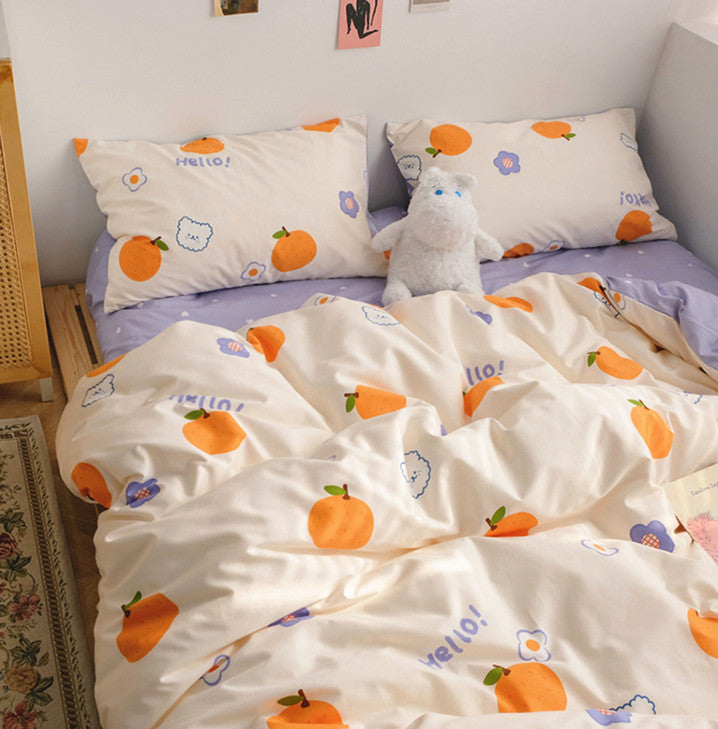 Sweet Orange Bedding Set PN5166