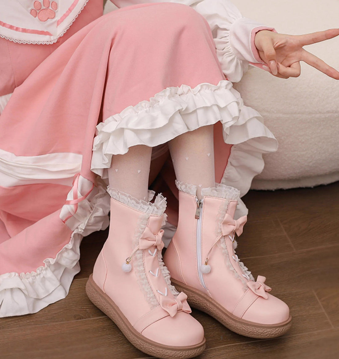 Fashion Lolita Martin Boots PN6452