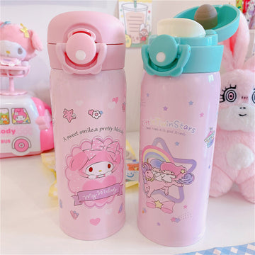 Cartoon Stainless Steel Vacuum Water Bottle JK2398