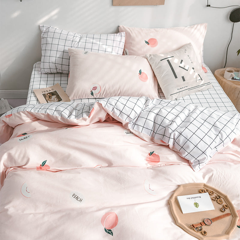 Fashion Peach Bedding Set JK2124