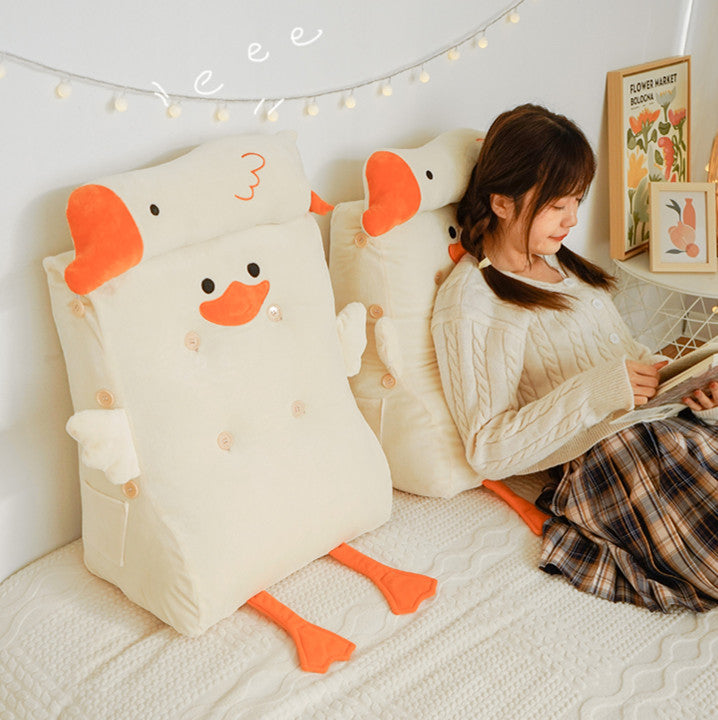 Cartoon Goose Plush Hold Pillow JK3232