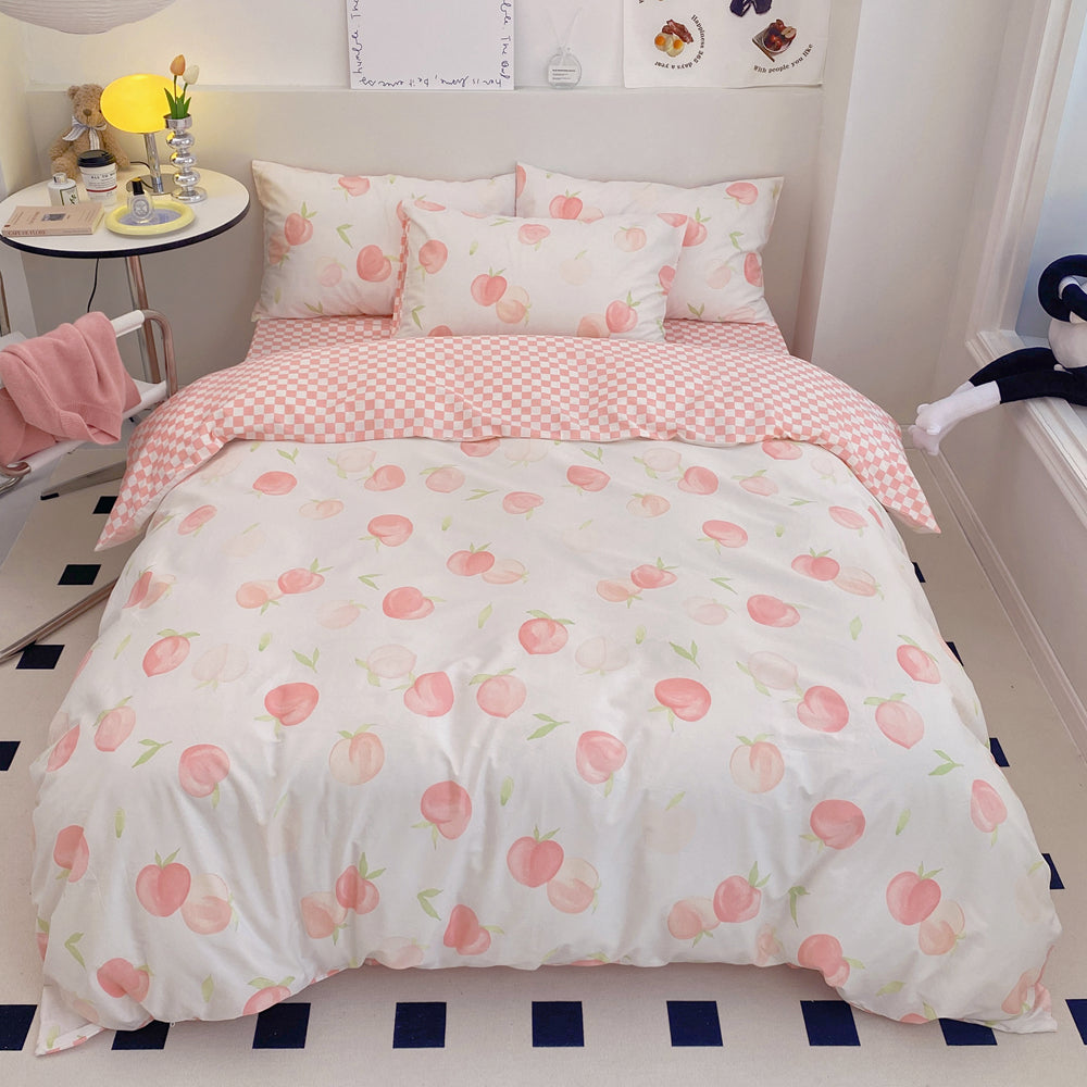 Kawaii Peaches Bedding Set PN5222