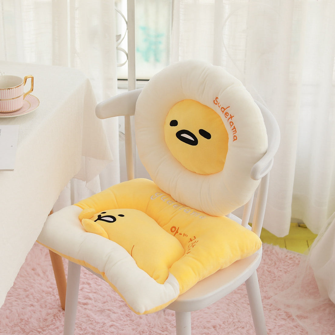 Cartoon Gudetama Seat Cushion JK2112