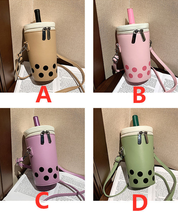 Cute Bubble Tea Shoulder Bag JK3084