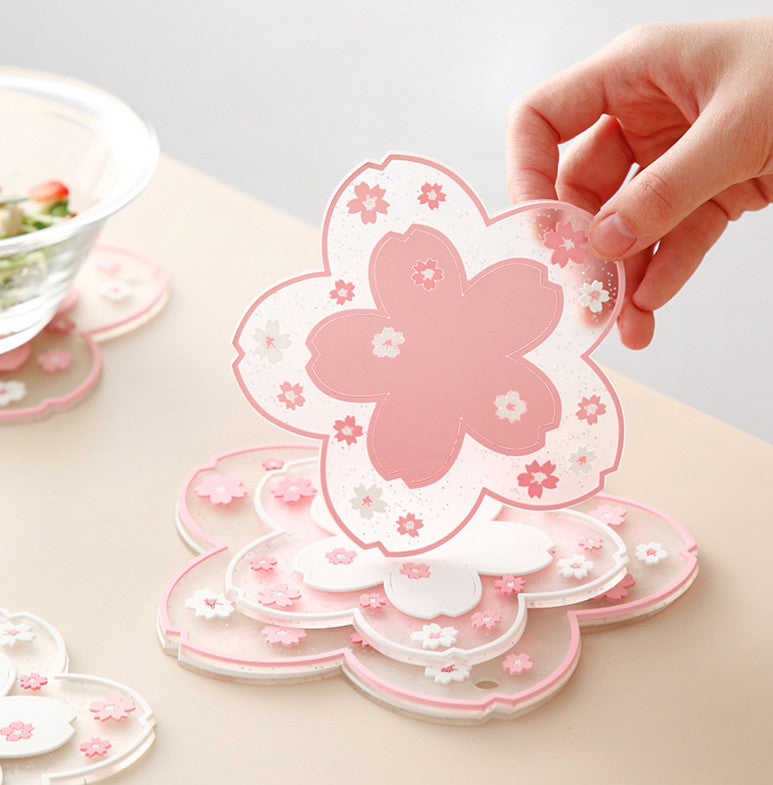 Cute Sakura Cup Mat JK2402