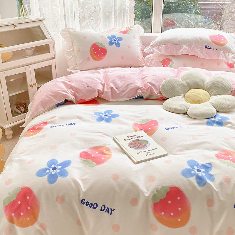 Flower Strawberry Bedding Set PN5228