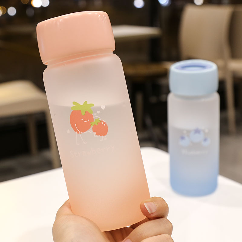 Cute Fruits Glass Water Bottle  JK2169