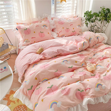 Sweet Peach Bedding Set JK2705