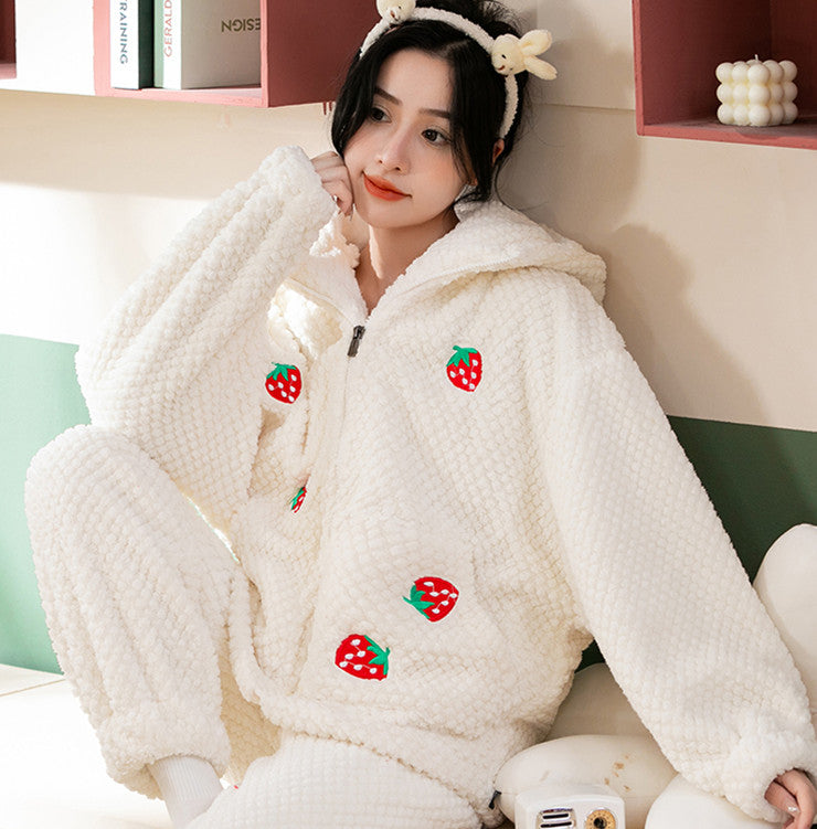 Pretty Strawberry Winter Pajamas PN5475