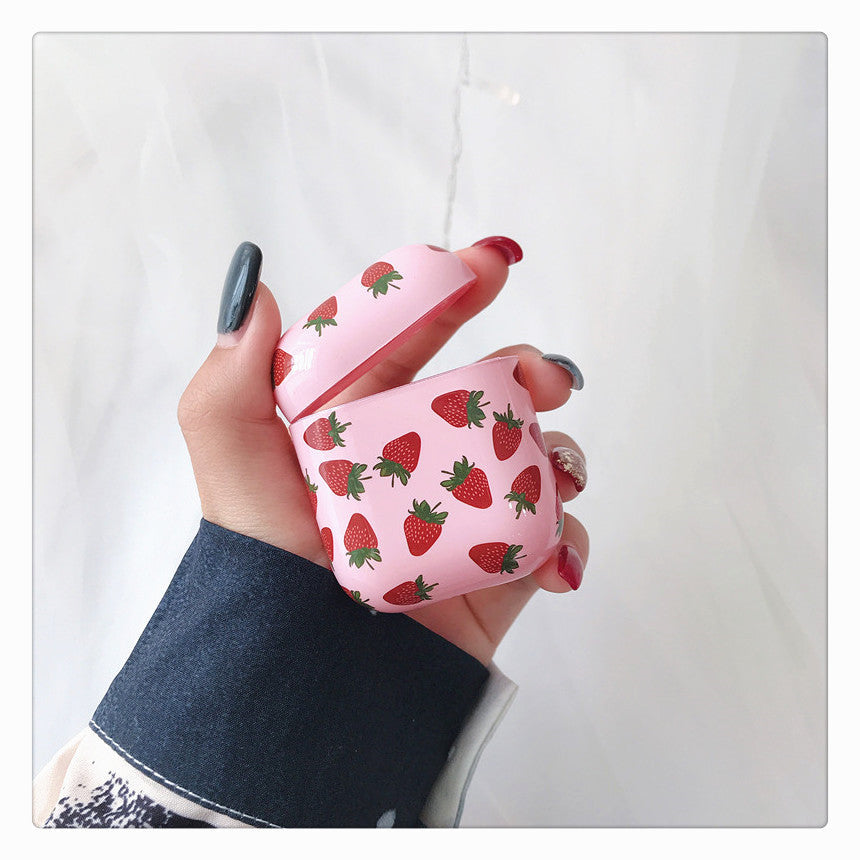 Kawaii Strawberry Airpods Protector Case JK1307