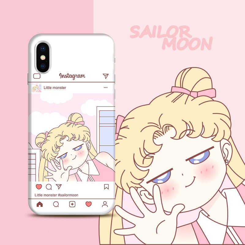 Lovely Usagi Phone Case for iphone 6/6s/6plus/7/7plus/8/8P/X/XS/XR/XS Max JK1337