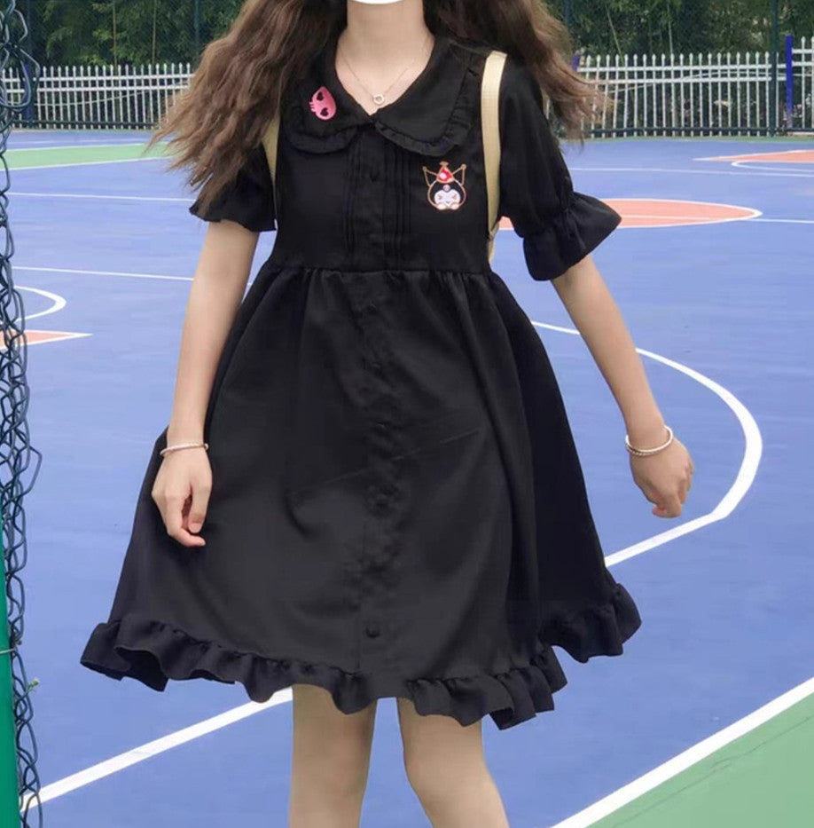 Black Anime Girls Dress PN5192