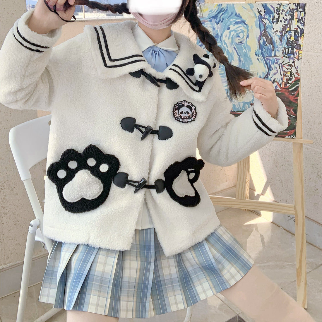 Kawaii Panda Coat JK2959