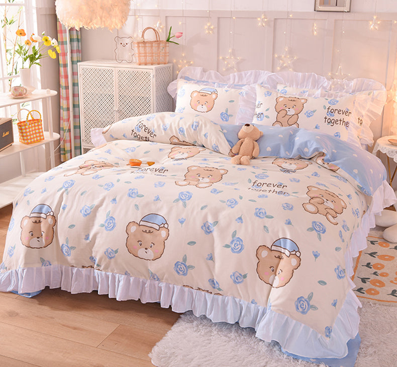 Kawaii Bear Bedding Set JK2913