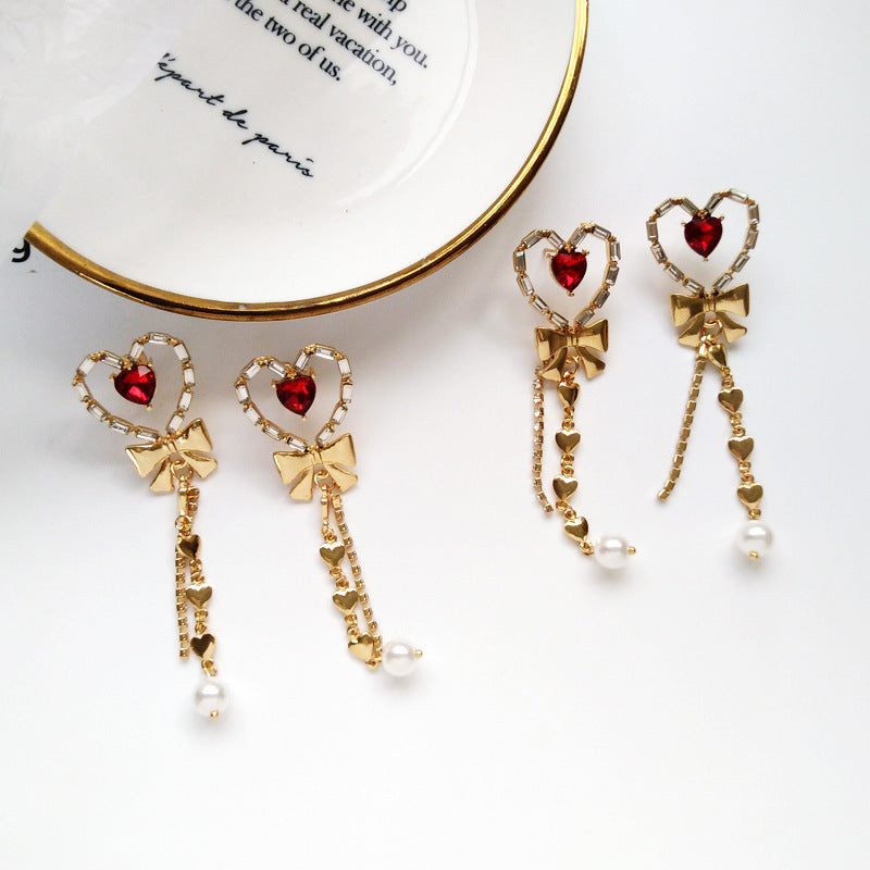 Sweet Heart Earrings/Clips JK1358