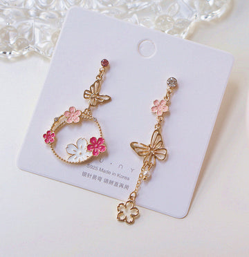 Sakura Flowers Earrings/Clips JK3250