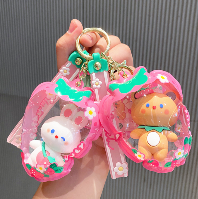 Cute Rabbit and Bear Key Chain PN5368