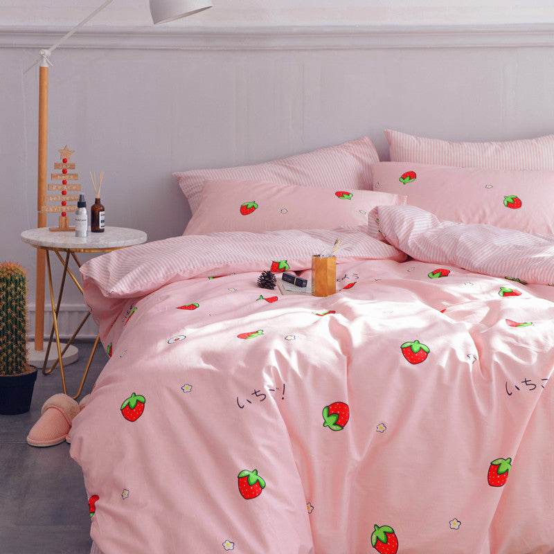 Fashion Strawberry Bedding Set JK1698