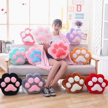 Lovely Cat Paws Pillow And  Blanket JK1609