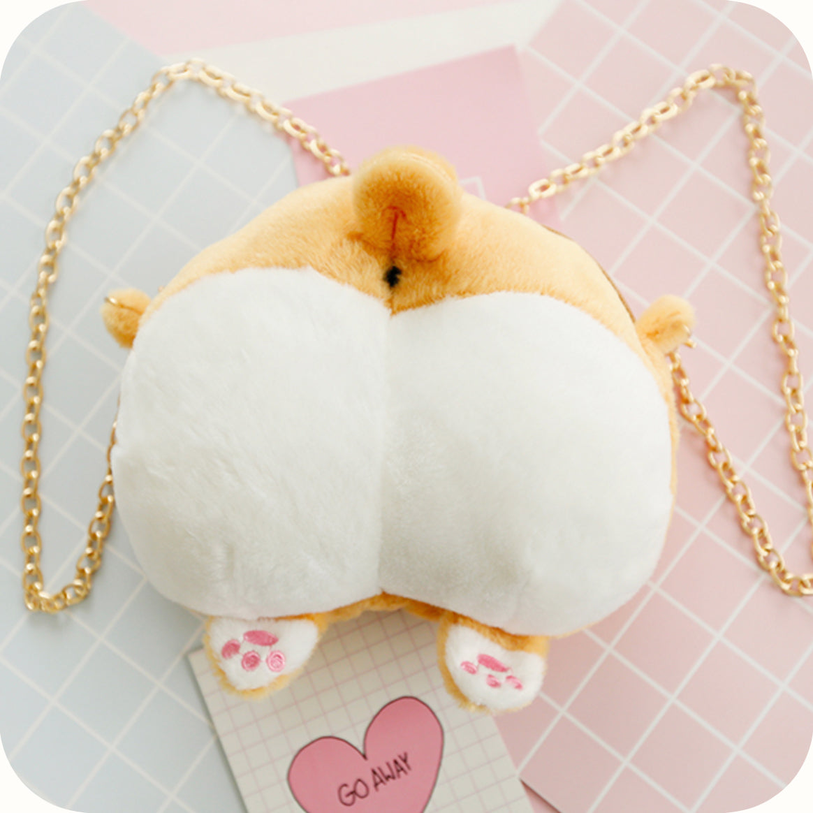 Kawaii Corgi Ass Shoulder Bag JK2029