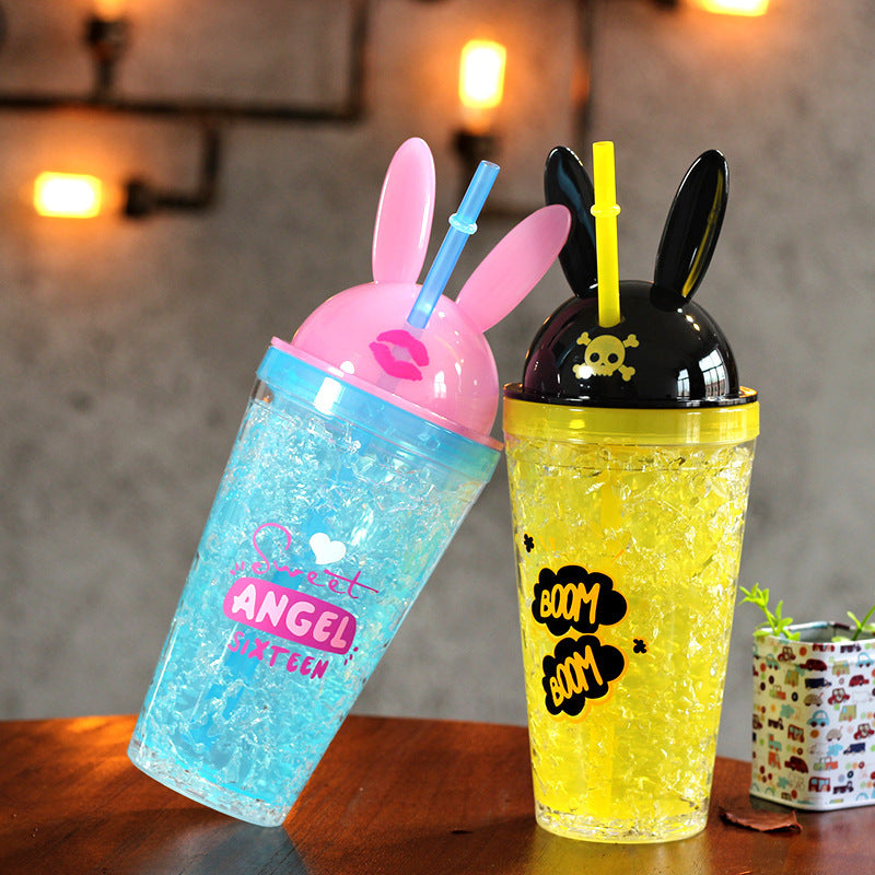 New Style Rabbit Ears Water Bottle  JK1237