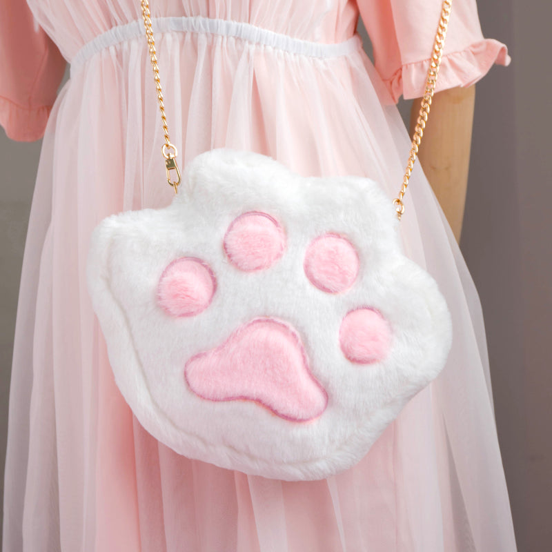 Soft Cats Paw Shoulder Bag JK1356