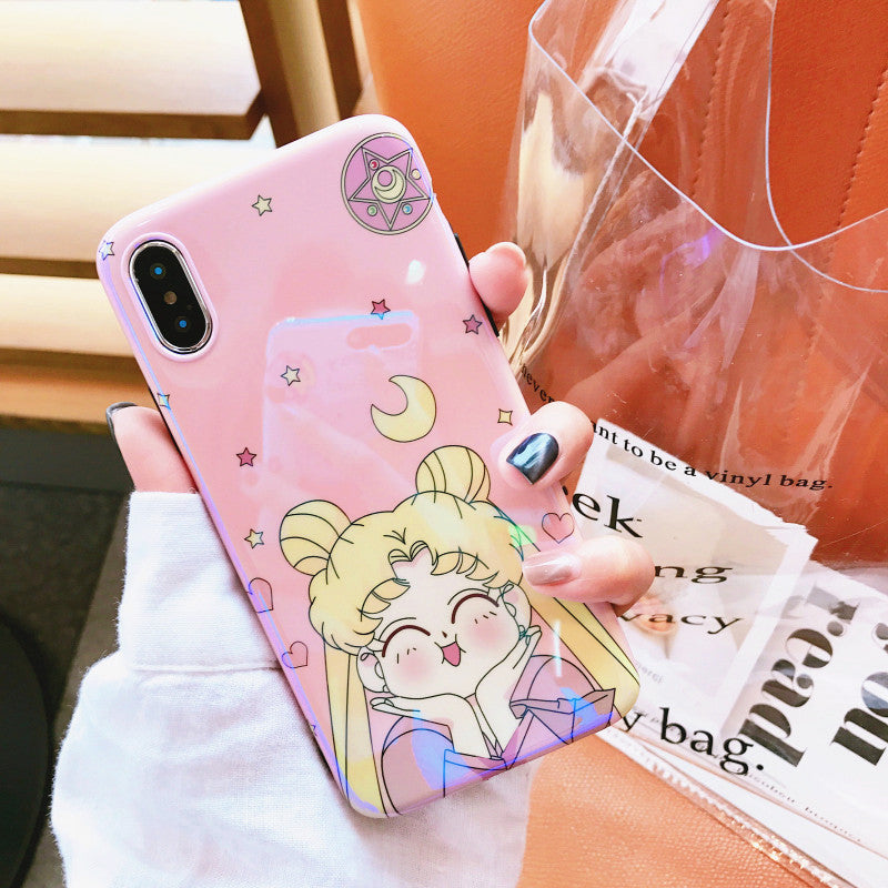 Cute Usagi Phone Case for iphone 6/6s/6plus/7/7plus/8/8P/X/XS/XR/XS Max JK1128