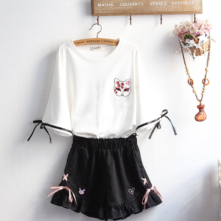 Fashion Fox Tshirt and Shorts Set JK2073