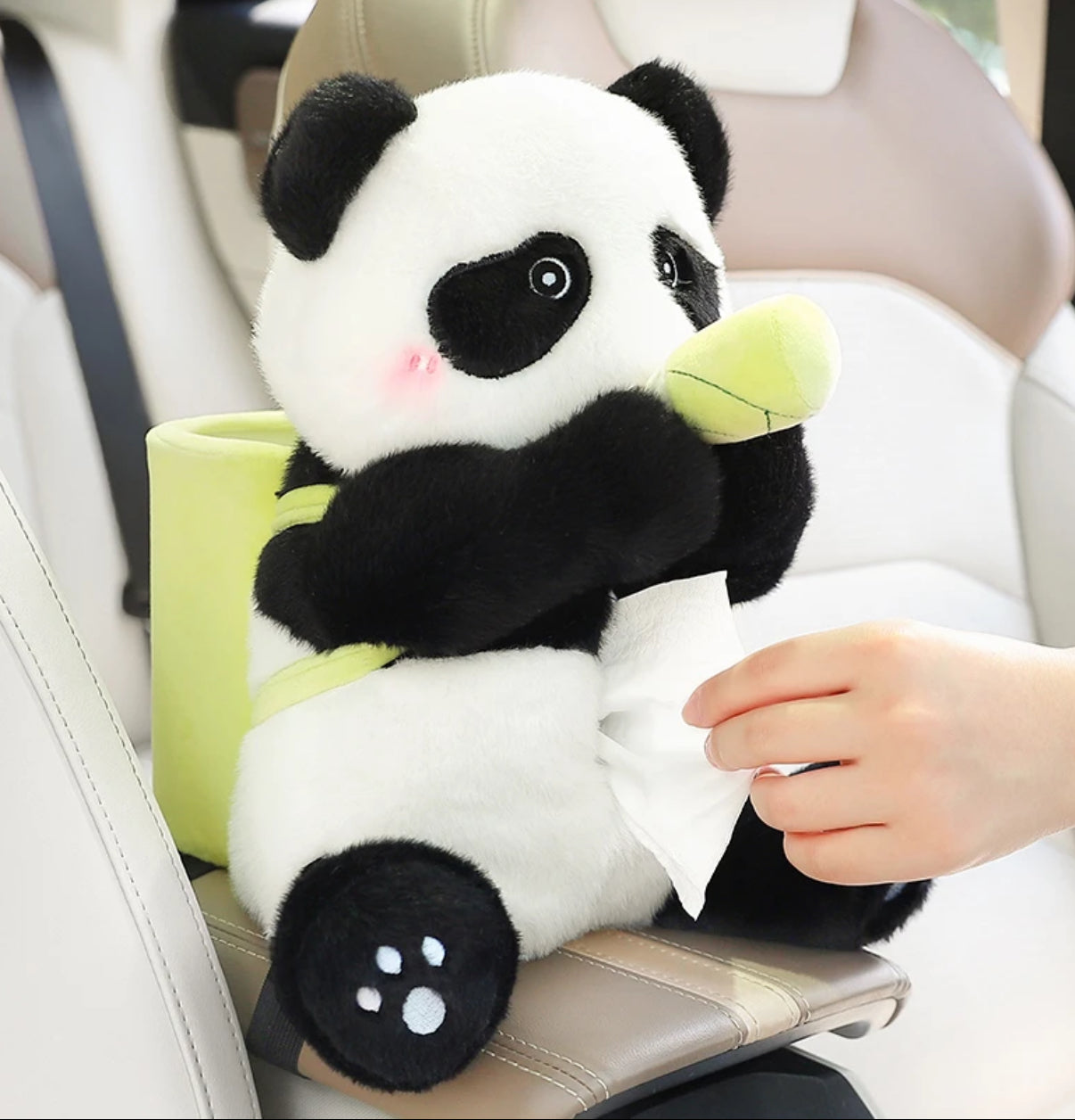 Car armrest box, paper box, cartoon cute car tissue box, trash can, two-in-one car decoration supplies【AN1000】