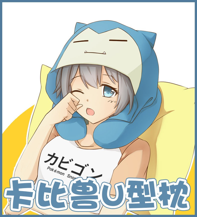 Anime Neck Pillow And Hat PN6042