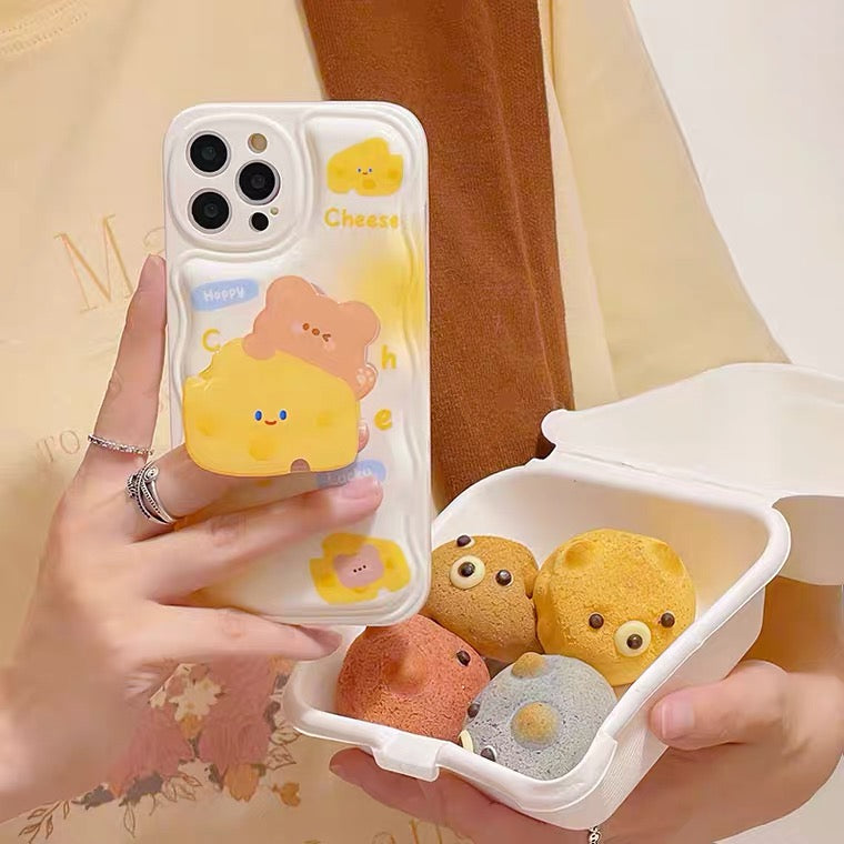 Bear Cheese Phone Case for iphone X/XS/XR/XS Max/11/11pro max/12/12pro/12pro max/13/13pro/13pro max PN5075